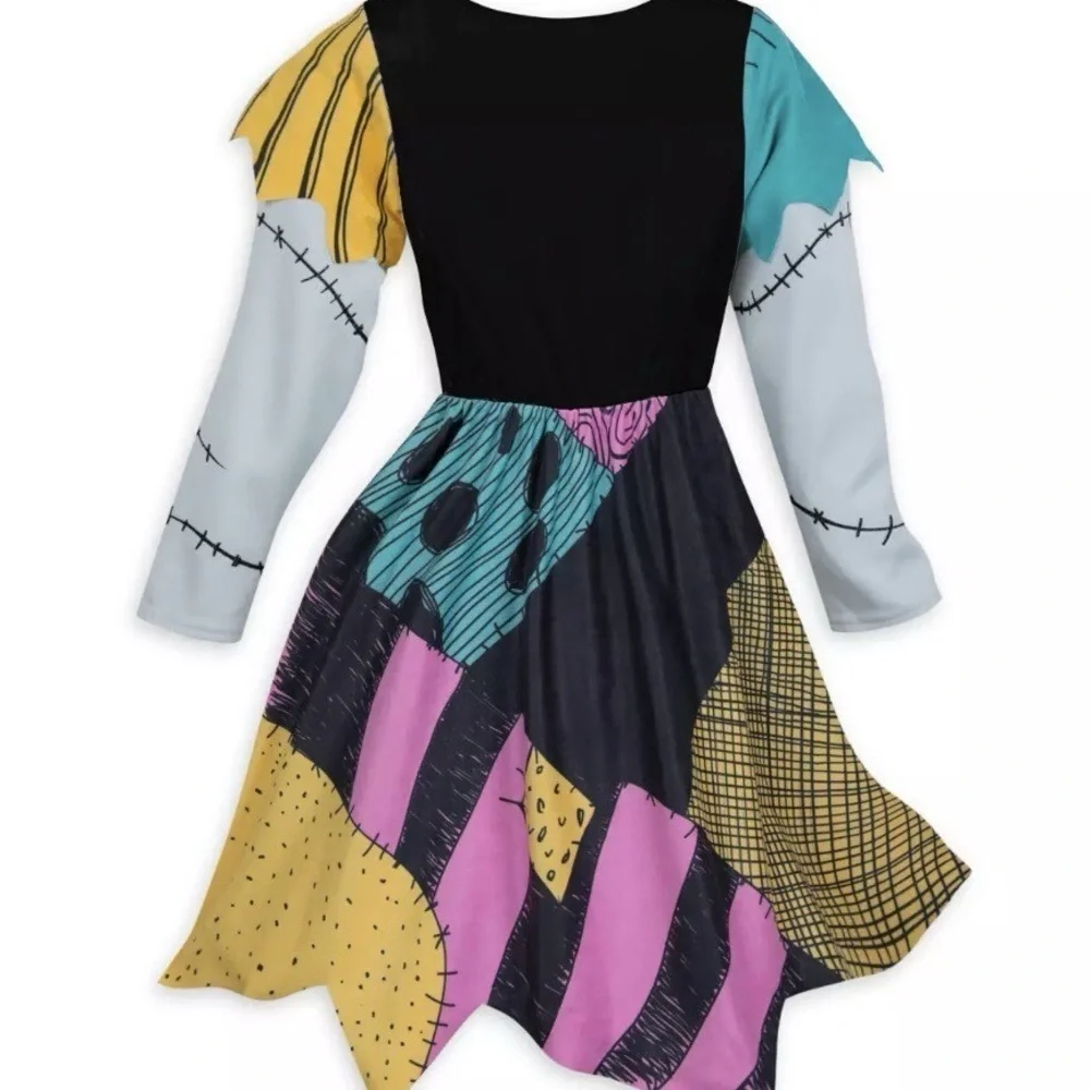 Disney Sally Costume Dress Girls 4 The Nightmare Before Christmas Halloween
